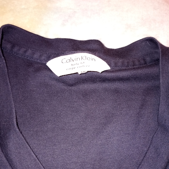 💕5 for 25$ Medium Navy Blue Calvin Klein V Neck Shirt - Picture 5 of 6